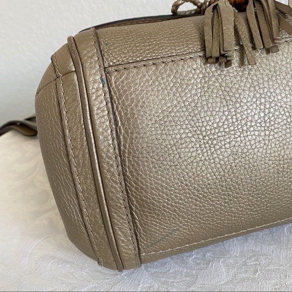 Gucci Metallic Leather Bella Medium Shoulder Bag - Picture 10 of 15